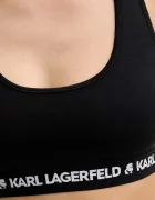 Karl Lagerfeld Сутиен LOGO BRALETTE в черно с изчистен дизайн A1W47007
