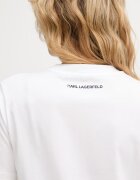 Karl Lagerfeld тениска дамска памучна бяла B2W17104