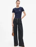 Karl Lagerfeld Тениска IKON дамска в тъмносиньо A4W17097