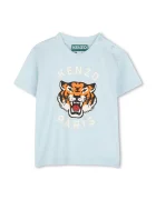 Kenzo kids Бебешка памучна тениска