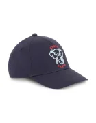 Kenzo kids Детска памучна шапка с козирка
