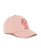 Kenzo kids Детска памучна шапка с козирка