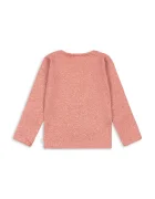Konges Sløjd блуза с дълги ръкави за деца с памук ROLI BLOUSE OCS розова KS106214