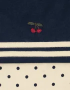 Konges Sløjd блуза за деца от памук CALI SHIRT GOTS бяла с точки KS105931