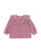 Konges Sløjd Детска памучна блуза KIM FRILL BLOUSE GOTS