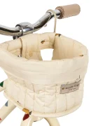 Konges Sløjd детска памучна кошница за кукли DOLL BIKE SEAT бежова KS105330