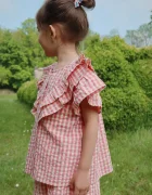 Konges Sløjd Детска памучна риза KIM FRILL SS SHIRT GOTS