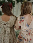 Konges Sløjd Детска памучна рокля CIANNA LS BOW DRESS GOTS