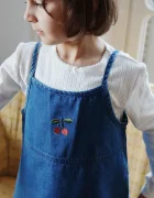 Konges Sløjd Детска памучна рокля MAGOT STRAP DRESS GOTS