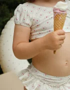 Konges Sløjd Детски бански от две части MALTI BIKINI GRS в бежово KS104978