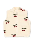 Konges Sløjd Детски елек JODY TEDDY VEST GRS в бежово KS103481