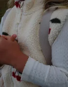 Konges Sløjd Детски елек JODY TEDDY VEST GRS в бежово KS103481