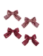 Konges Sløjd Детски фиби за коса GLITTER BOW HAIR CLIPS (4 броя) KS104615