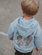 Konges Sløjd Детски памучен суитчър LOU SWEAT ZIP HOOD OCS