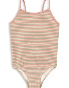 Konges Sløjd Детски цял бански BOWWOW SWIMSUIT в бежово KS104715