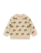 Konges Sløjd Детски вълнен пуловер BELOU LEMON KNIT BLOUSE