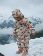 Konges Sløjd гащеризон за деца NOHR SNOWSUIT PRINT бежов KS105750