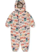 Konges Sløjd гащеризон за деца NOHR SNOWSUIT PRINT бежов KS105750