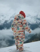 Konges Sløjd гащеризон за деца NOHR SNOWSUIT PRINT бежов KS105750