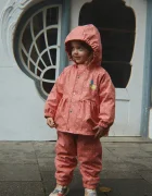 Konges Sløjd гащеризон за деца RAINY PALME DUCKLING SET GIRL розов KS105760