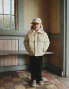Konges Sløjd капитонирано яке за деца ALPI COLLAR JACKET GRS бежово KS105680