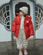 Konges Sløjd капитонирано яке за деца SEANNA JACKET GRS червено KS105770