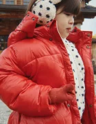 Konges Sløjd капитонирано яке за деца SEANNA JACKET GRS червено KS105770