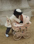 Konges Sløjd Количка за кукли за деца MINNIE TULLE DOLL PRAM розова KS106300