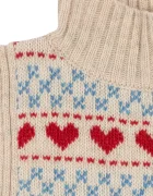 Konges Sløjd кръгъл шал за деца от вълнена материя BELOU NECKWARMER бежов KS105909