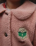 Konges Sløjd палто за деца от полар JODY COAT GRS розово KS105711