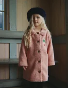 Konges Sløjd палто за деца от полар JODY COAT GRS розово KS105711