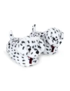 Konges Sløjd пантофи за деца DALMATIAN FOOTIES бели KS106440