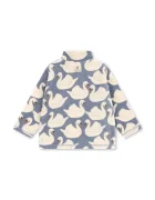 Konges Sløjd поларен суичър за деца TAVI FLEECE SWEATSHIRT GRS син KS105774