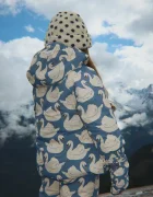 Konges Sløjd ръкавици за деца NOHR SNOW MITTENS PRINT сини KS105747