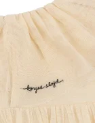 Konges Sløjd рокля BOW DRESS бежова с изчистена шарка KS106400