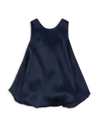 Konges Sløjd рокля тип балон SHEENA DRESS тъмносиня с изчистена шарка KS107392