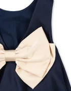 Konges Sløjd рокля тип балон SHEENA DRESS тъмносиня с изчистена шарка KS107392