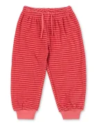 Konges Sløjd спортен панталон за деца от памук ITTY SWEAT PANTS GOTS розов със стандартна талия KS106044