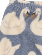 Konges Sløjd спортен панталон за деца от полар TAVI FLEECE PANTS GRS син със стандартна талия KS105773