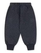Konges Sløjd спортен панталон за деца с памук LOU DOT SWEAT PANTS GOTS черен KS106119