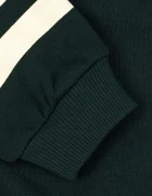 Konges Sløjd суичър за деца от памук LOUPY HALF ZIP POLO OCS зелен KS107613