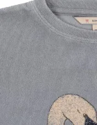 Konges Sløjd суичър за деца с памук ITTY SWEATSHIRT GOTS син KS107615