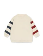 Konges Sløjd суичър за деца с памук SPOTTY SWEAT SHIRT GOTS бял KS106253