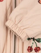 Konges Sløjd яке бомбър за деца JUNO SEQUIN BOMBER JACKET бежово KS105733