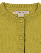 Konges Sløjd жилетка за деца от памук CATHY CARDIGAN зелена KS105937