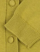 Konges Sløjd жилетка за деца от памук CATHY CARDIGAN зелена KS105937