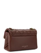 Kurt Geiger London чанта crossbody дамска от кожа KENSINGTON бордо 5580954109
