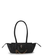 Kurt Geiger London чанта тип багета дамска от кожа Sloane черна 5965200109