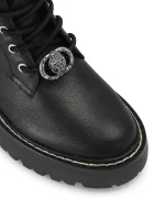 Kurt Geiger London кубинки дамски от кожа Woolwich Eagle Boot черни 6084600109