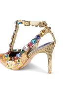 Kurt Geiger London Обувки с тънък ток Belgravia C T-Bar Court в златисто 5385766779